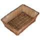 image 4 of Extra Large Tapered Split Willow Tray | Brown | Brown | X Large