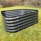 image 5 of Corrugated Metal Raised Bed Garden Vegetable Planter in Dark Grey - Pack of 2