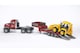 image 2 of Bruder MACK Granite Low loader truck with JCB 4CX Backhoe loader Backhoe Loader Model