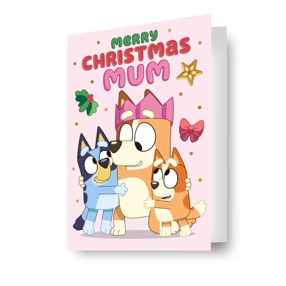 Bluey Mum Christmas Card