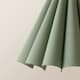 image 6 of ValueLights Lauren Green Pleat Scallop Edge Taper Ceiling Shade