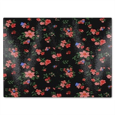 Beautiful Pink Flowers Glass Chopping Board | Multi