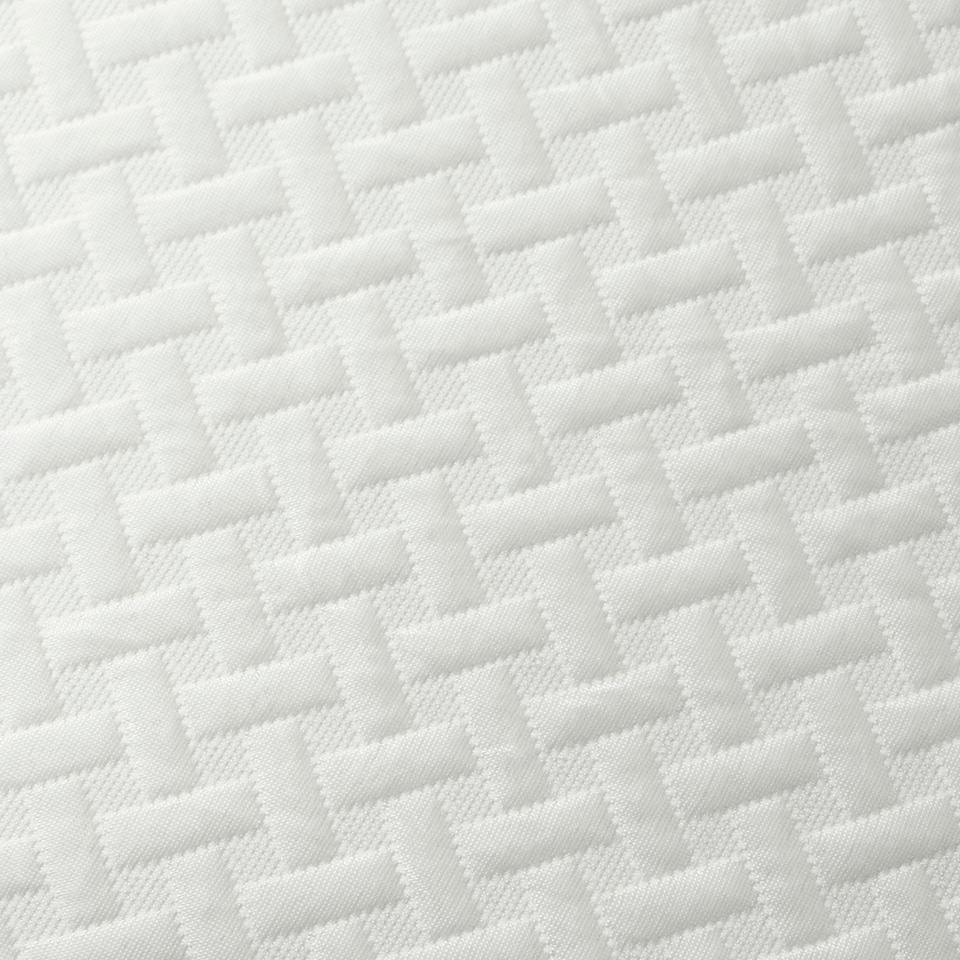 image 1 of OHS Cooling Protector Soft Breathable Washable Bed Pillow Cover White | One Size