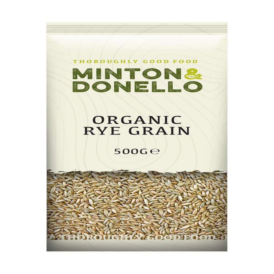 image 1 of Minton & Donello Organic Rye Grain 6 x 500g