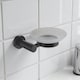 image 6 of Showerdrape Modernity Black Stainless Steel Wall Mounted 7 Piece Bathroom Accessory Set | Multi | 1