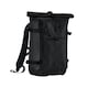 image 1 of Quadra Tailored Luxe Roll Top Backpack - Black - One Size