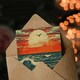 image 3 of Ocean Waves At Sunset Seascape Bird Him Her Birthday Card