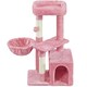 image 1 of Yaheetech 86.5 cm Plush Cover Cat Tree with Condo Pink