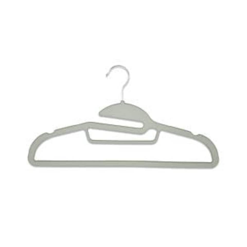 image 1 of Addis Non-Slip Rubber Hangers 10-Pack