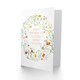 image 2 of Simple Delicate Elegant Floral Circle Lovely Granddaughter Birthday Card