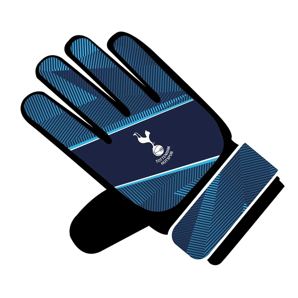 image 1 of Tottenham Hotspur FC Childrens/Kids Goalkeeper Gloves - Navy Blue/White - 5 Blue | 5