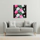 image 2 of pattern of Pink and White Flowers (Canvas Print) 46 x 46 x 4cm