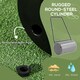 image 3 of DURHAND Heavy Duty Garden Lawn Roller Push Tow Water Sand Filled 46L Equipment