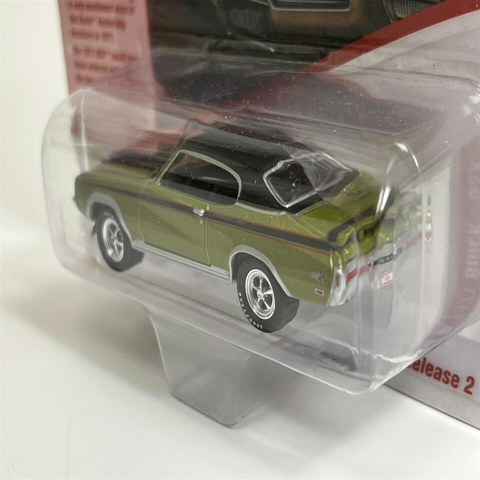 image 1 of 1971 Buick GSX Lime Mist Poly 1:64 Scale Johnny Lightning JLMC026B