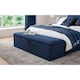 image 1 of Premium Ocean Blue Fabric Blanket Box