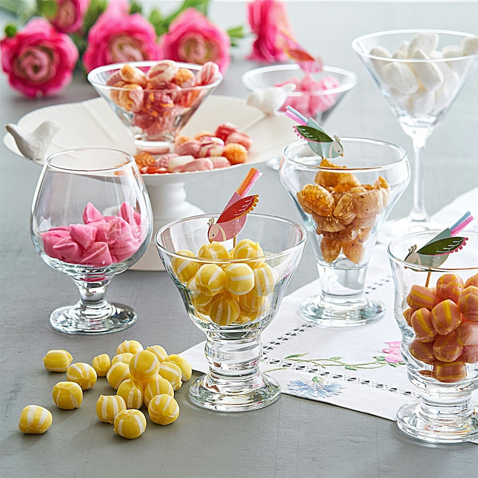 image 1 of LAV Frosty Ice Cream Bowls - 9cm - Clear - Pack of 6 Clear
