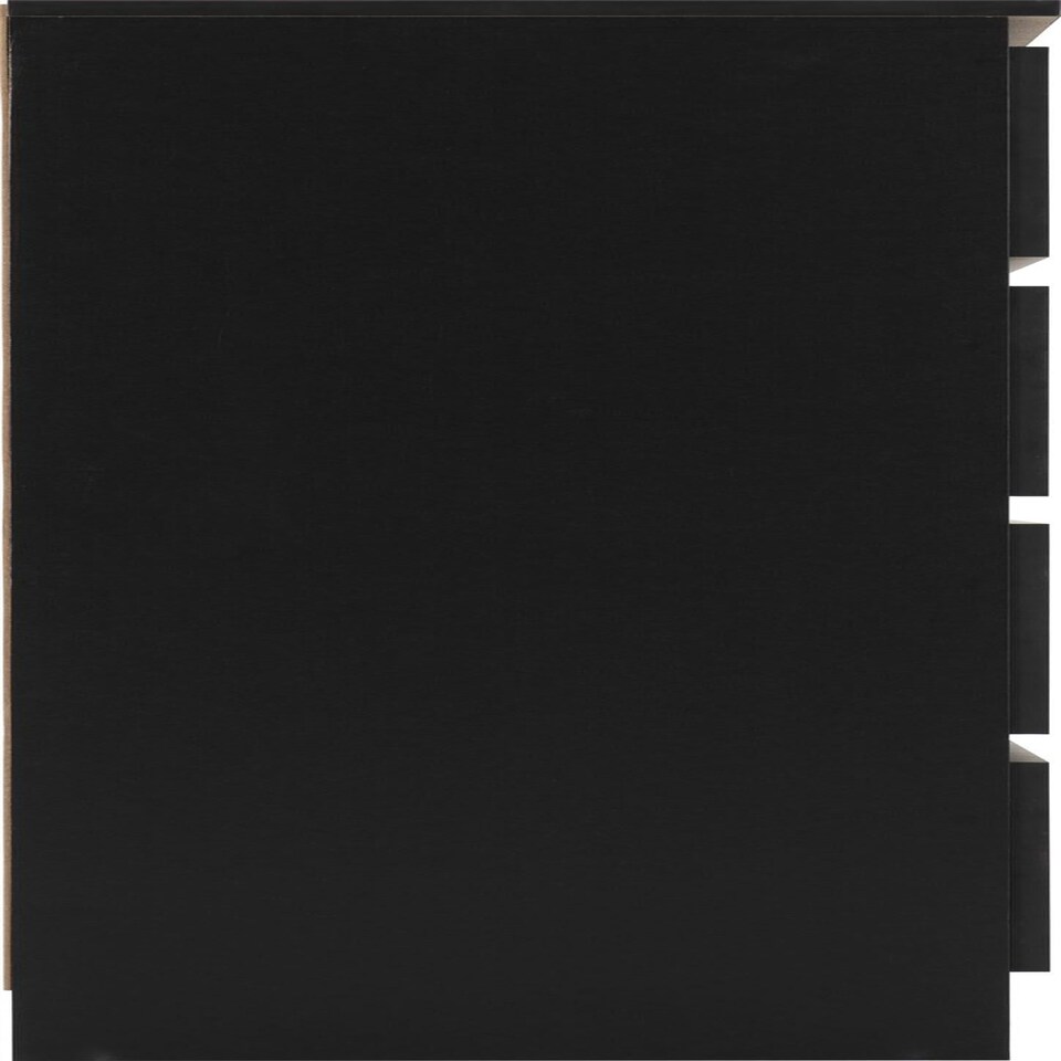 image 1 of Malvern 4 Drawer Chest Black