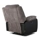 image 5 of Postana Jumbo Cord Fabric Electric Reclining Armchair Recliner Chair (Grey)