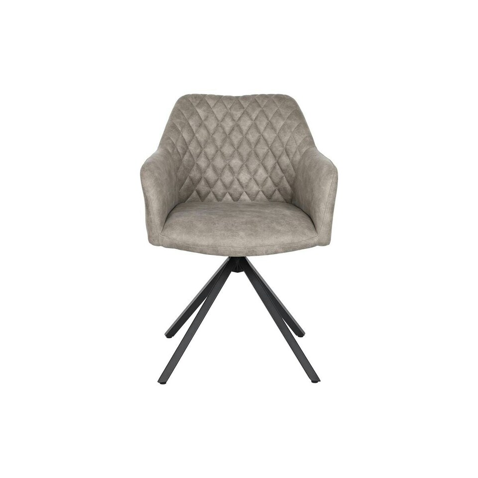 image 1 of Chair DKD Home Decor Black Grey 55 x 58 x 83 cm Grey