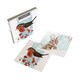 image 6 of Hallmark Christmas Gallery Card Pack "Robin & Bunny" - Pack of 10