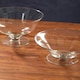 image 3 of Ambra Clear Glass Footed Bowl Clear