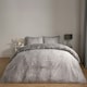 image 1 of OHS Willow Print Reversible Duvet Quilt Cover and Pillowcase Set, Single - Grey