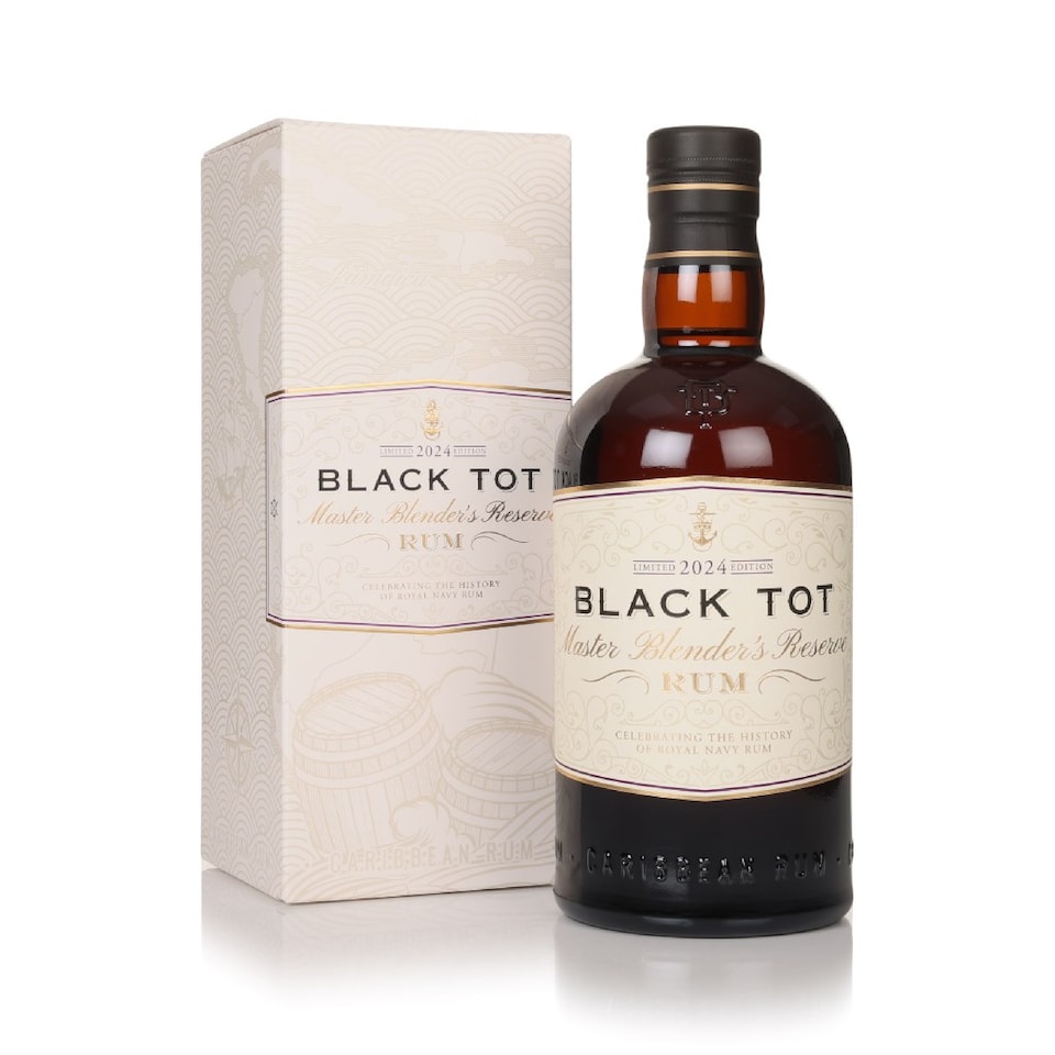 image 1 of Black Tot Master Blenders Reserve - 2024 Edition | Clear | Dark Brown | grilled pineapple, lime, chilli, coconut, dark sugar, banana, melon, guava, liquorice, dried mango, bitter chocolate | 1