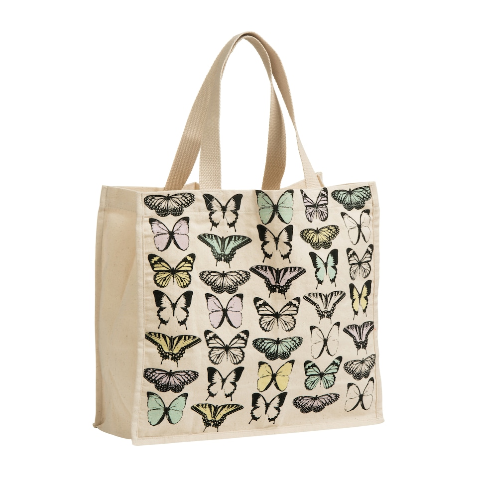 Jade Butterfly Shopping Bag Brown | Brown