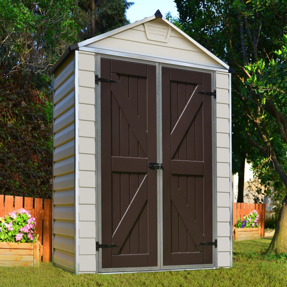 image 1 of Skylight Shed 6 x 3 Tan - Polycarbonate - L90.2 x W185.4 x H217 cm