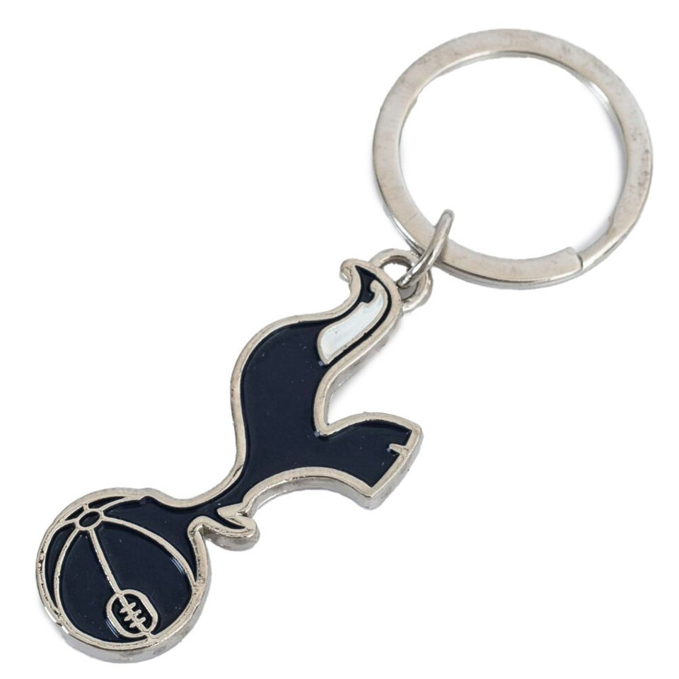 image 1 of Tottenham Hotspur FC Executive Crest Keyring - Black - One Size
