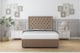 image 1 of Sloomy Montana Mink Plush Divan Bed With Mattress 2 Drawers Same Side With 54" Floor Standing Headboard 6' Super King | Brown | Mink | Super King | 1