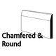 image 2 of PACK OF 10 (Total 10 Units) - 18mm x 119mm White Oak Veneered MDF Torus Skirting Board - 4400mm Length