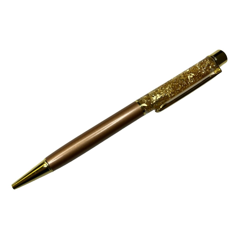 image 1 of No.1 Teacher Captioned Gold Leaf Ballpoint Gift Pen