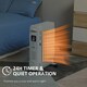image 5 of HOMCOM Oil Filled Radiator Electric Heater 3 Heat Settings Remote