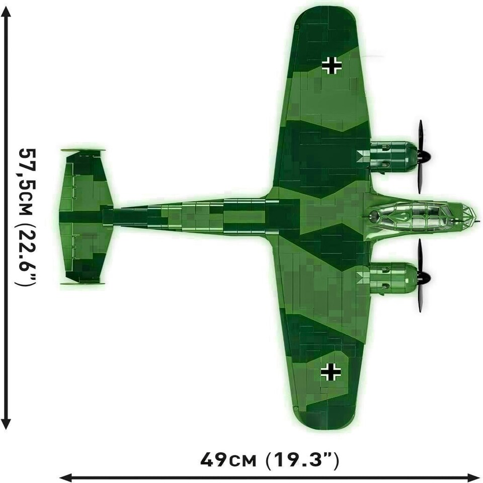 image 1 of Cobi 5754 - World War II - Dornier DO17 1383 pcs