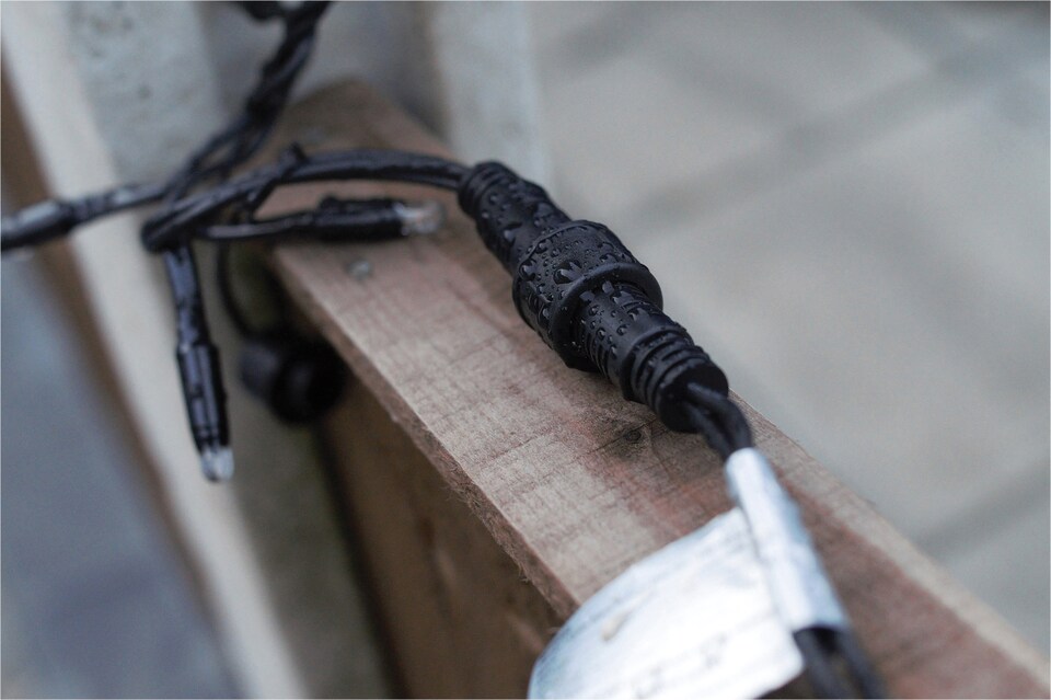 image 1 of Cluster Lights Black Rubber IP65 RGB 50M