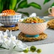 image 6 of Nicola Spring Hand-Printed Rice Bowls - 12cm - Orange - Pack of 6