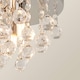 image 5 of ValueLights Mitre Chrome Droplet Flush Ceiling Fitting Clear Droplets | Chrome