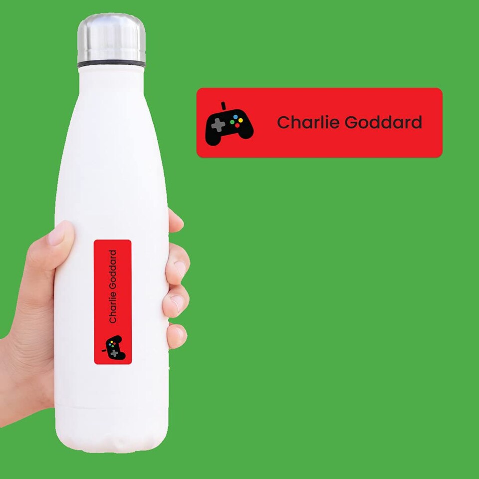 image 1 of Dotty About Paper 50 x Personalised School Name Labels Gaming