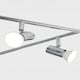 image 4 of ValueLights Consul 8 Way Flexi Z Spotlight Chrome | Chrome