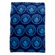 image 1 of Manchester City FC Fleece Crest Blanket - Blue - One Size Blue