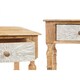 image 4 of Hall Table with 2 Drawers Gift Decor 35 White Brown 98 x 77 x 42 cm Stripes N/A