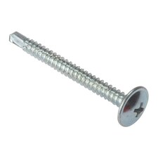 Forgefix Self-drill Baypole Screws, Phillips, Zp - Zinc Plated - 4.8 x 100mm