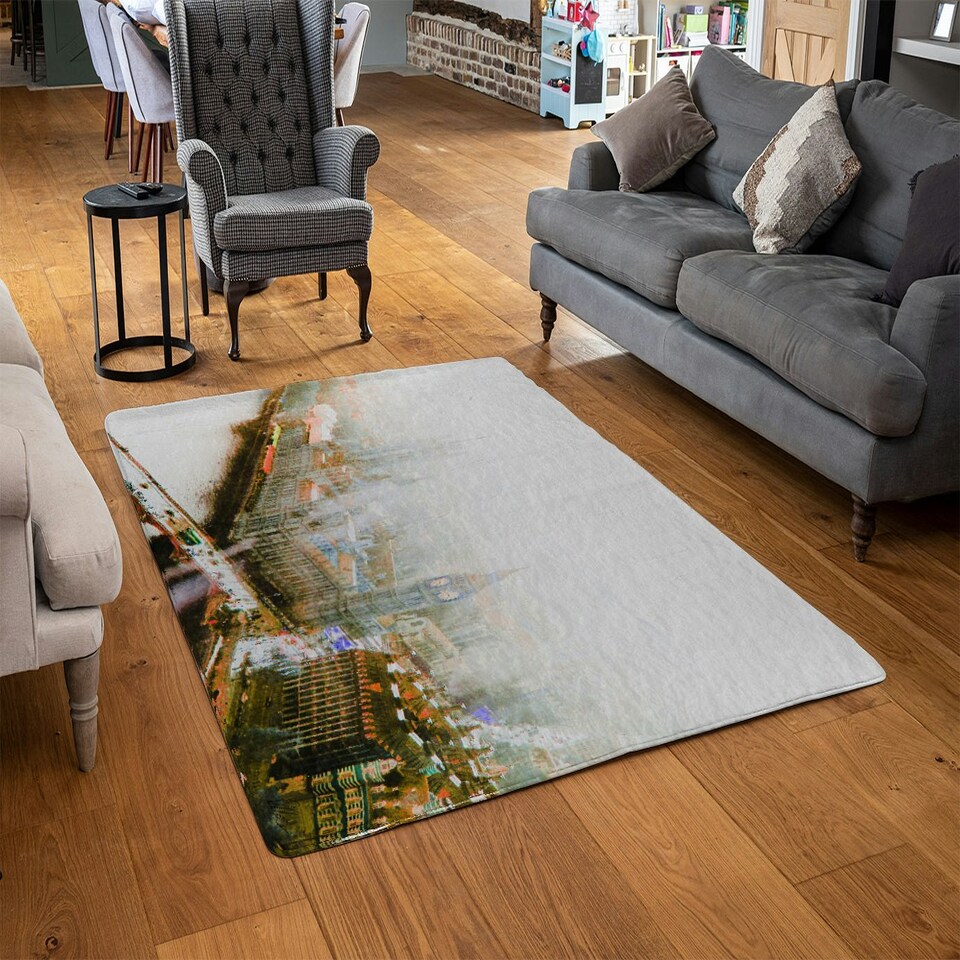 image 1 of BIG BEN IN THE MIST (Rug) Multi | XL: 160x230cm