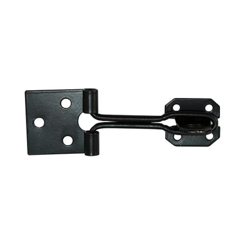 Timco - Wire Pattern Hasp & Staple - Black (Size 6" - 1 Each)