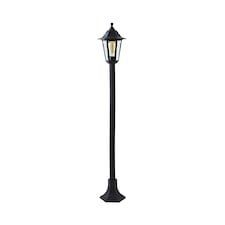 ValueLights Mayfair Black Outdoor Bollard Light | Black