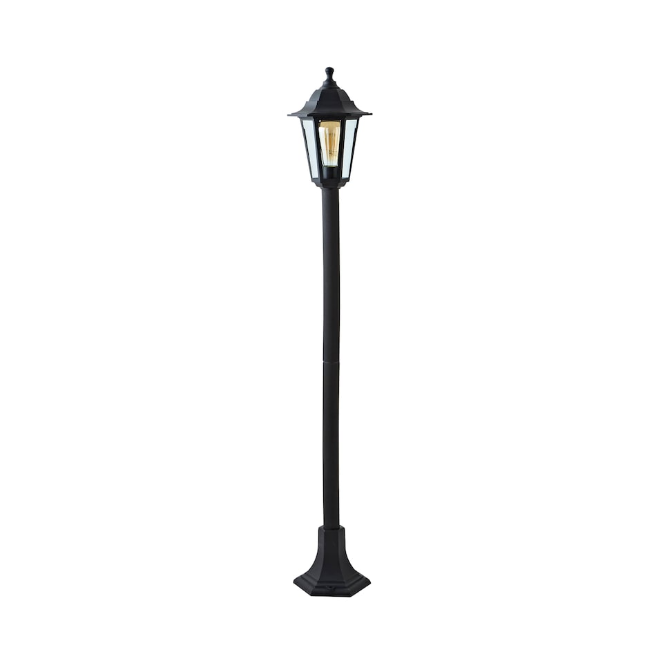 image 1 of ValueLights Mayfair Black Outdoor Bollard Light | Black