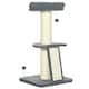 image 1 of PawHut Cat Tree with Tower Sisal Scratching Post Multi Level Dark Grey
