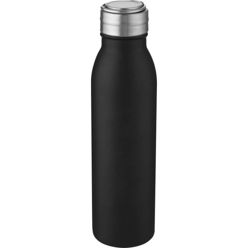image 1 of Bullet Stainless Steel 700ml Flask - Solid Black - One Size