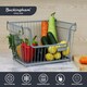 image 5 of Buckingham Multi-Purpose Stackable Storage Organising Basket 30.5 x 26.5 x 22 cm Light Grey